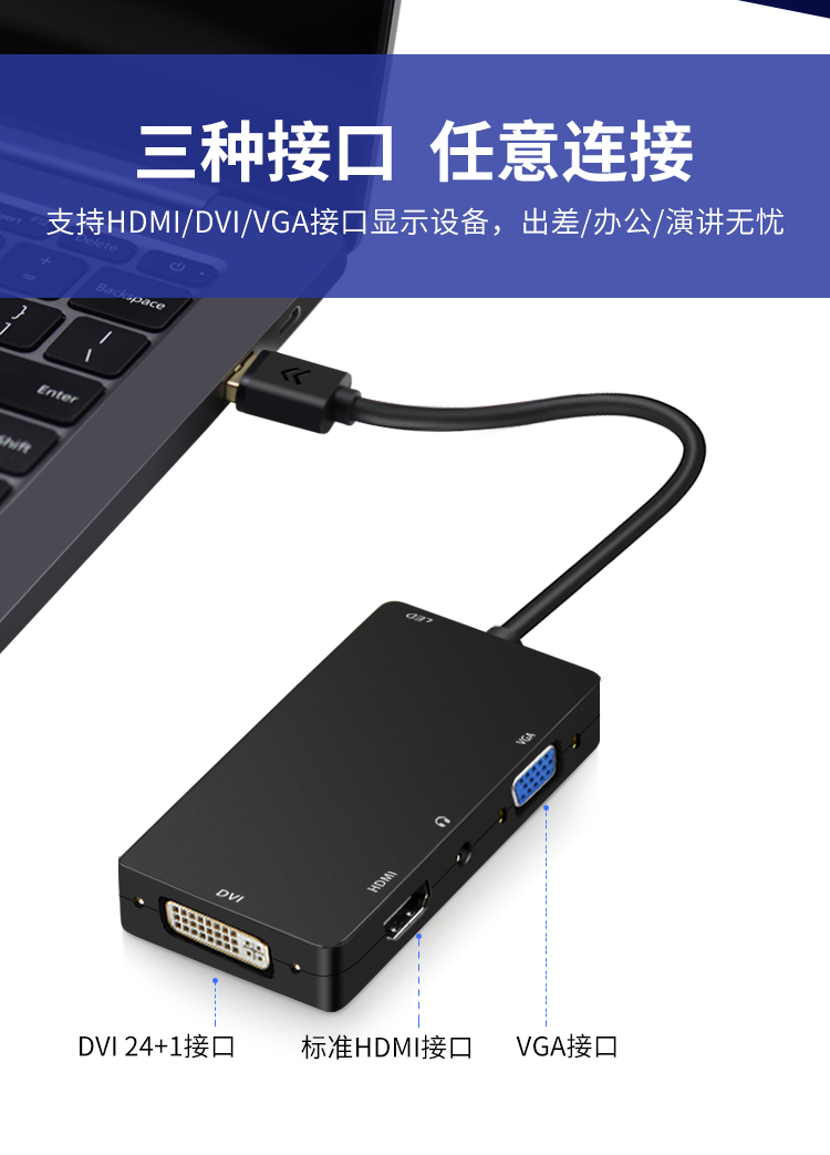 USB3.0转三合一视频转换器