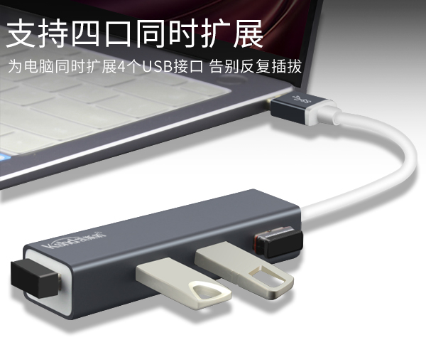 笔记本接口不够？不是难题